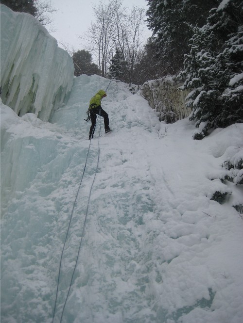 east vail top top ice climbing