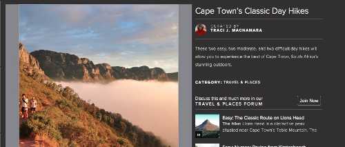 Cape Town Day Hikes